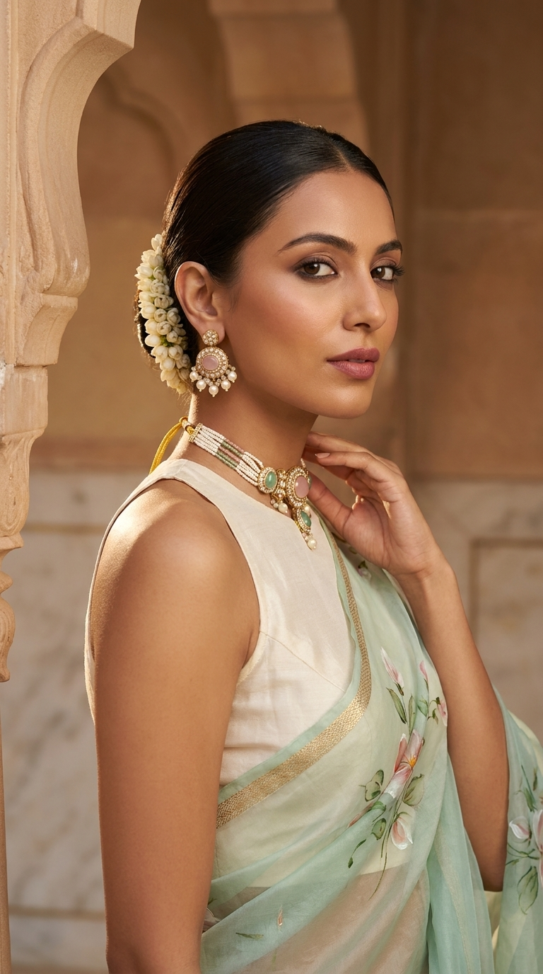 Nizam Royalty Kundan & Pearl Choker Set