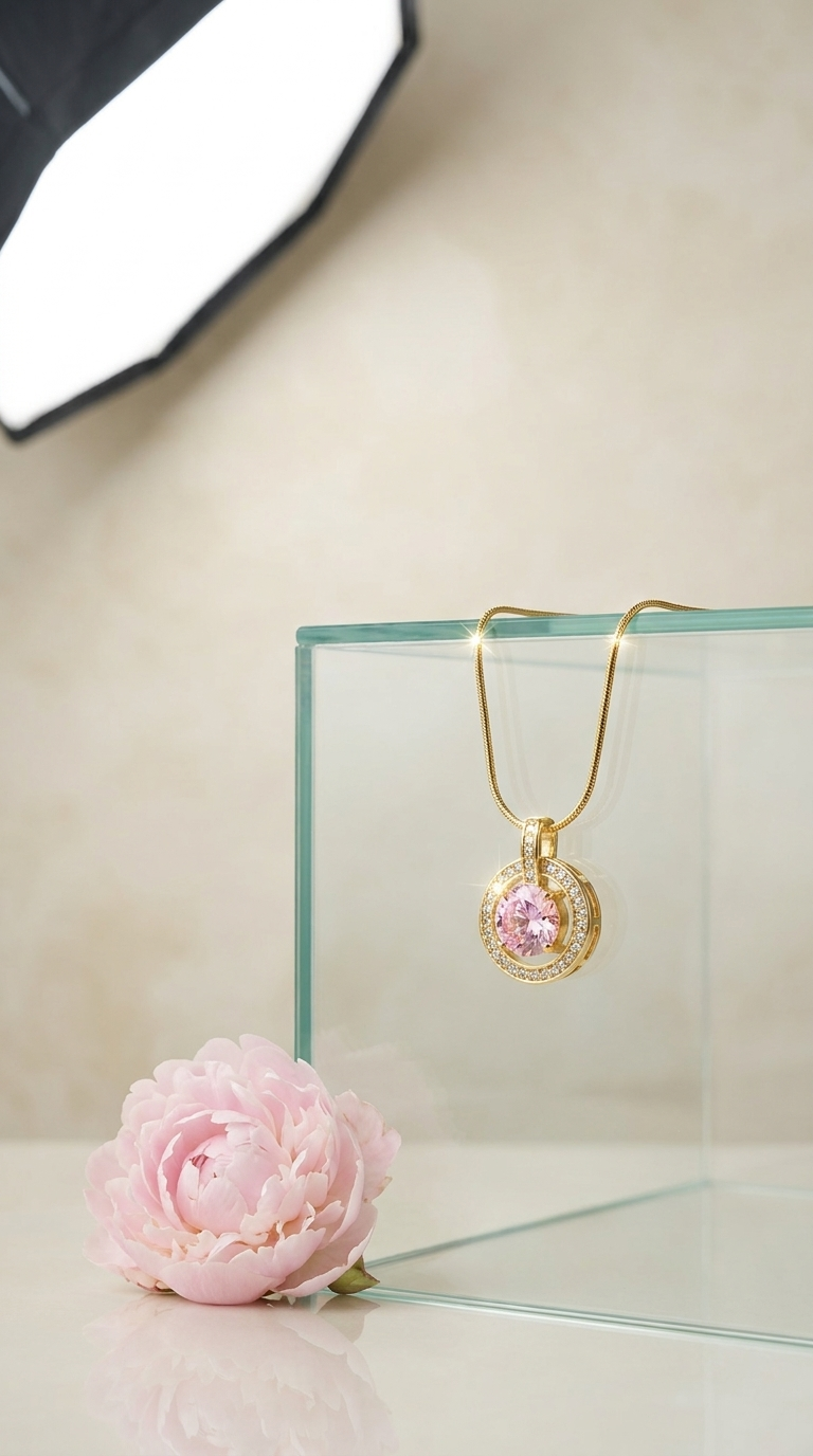 Pink Stone pendant