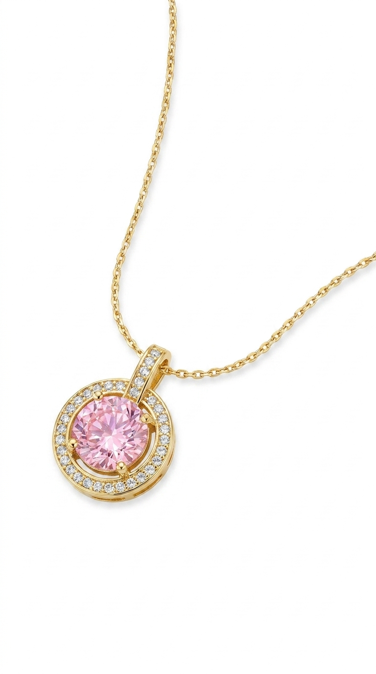 Pink Stone pendant